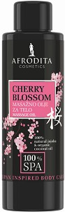 Afrodita Cosmetics 100% Spa Cherry Blossom Massage Oil -            100% Spa - 