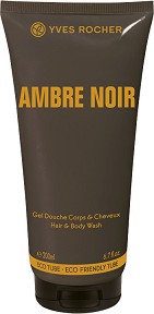 Yves Rocher Ambre Noir Hair & Body Wash -        -  