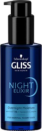 Gliss Night Elixir Overnight Moisture -        - 