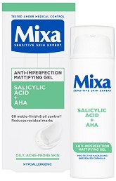 Mixa Salicylic Acid + AHA Anti-Imperfection Mattifying Gel -       - 