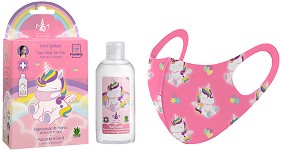 Eau My Unicorn Hand Sanitizer + Face Mask -          - 