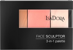 IsaDora Face Sculptor 3 in 1 Palette -   ,    - 