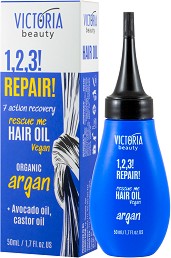 Victoria Beauty 1,2,3! REPAIR! Hair Oil -       1,2,3! Repair! - 