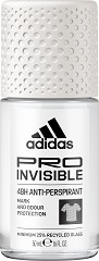 Adidas Women Pro Invisible Anti-Perspirant Roll-On -       Pro Invisible - 