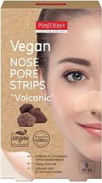 Purederm Vegan Nose Pore Strips Volcanic - 6         - 