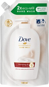 Dove Nourishing Silk Hand Wash Refil Bag -     - 