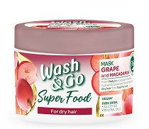 Wash & Go Super Food Grape & Macadamia Mask - 