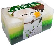 Nature of Agiva Roses Fruit Salad Glycerin Soap-Sponge -  